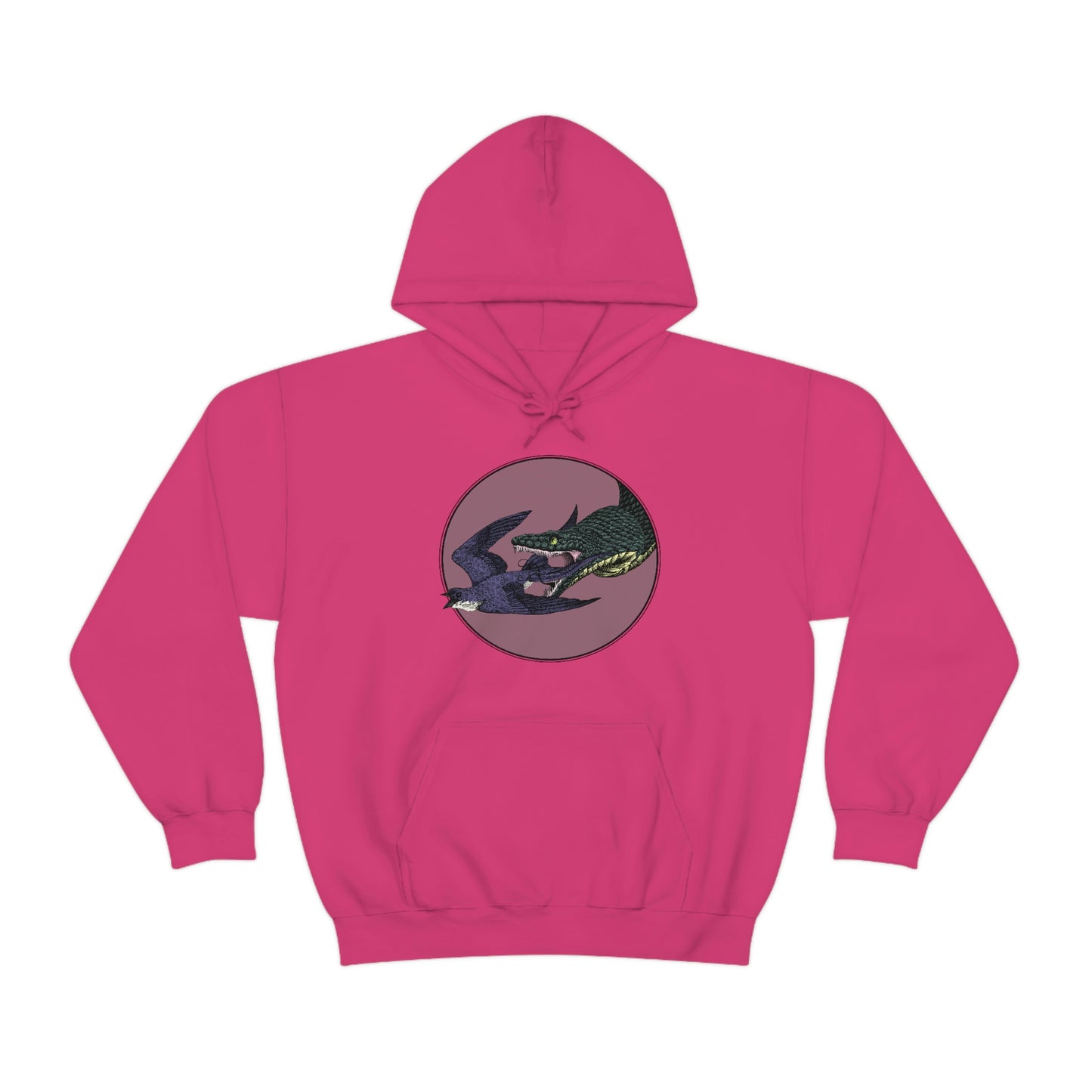 Bird and Snake Hooded Sweatshirt