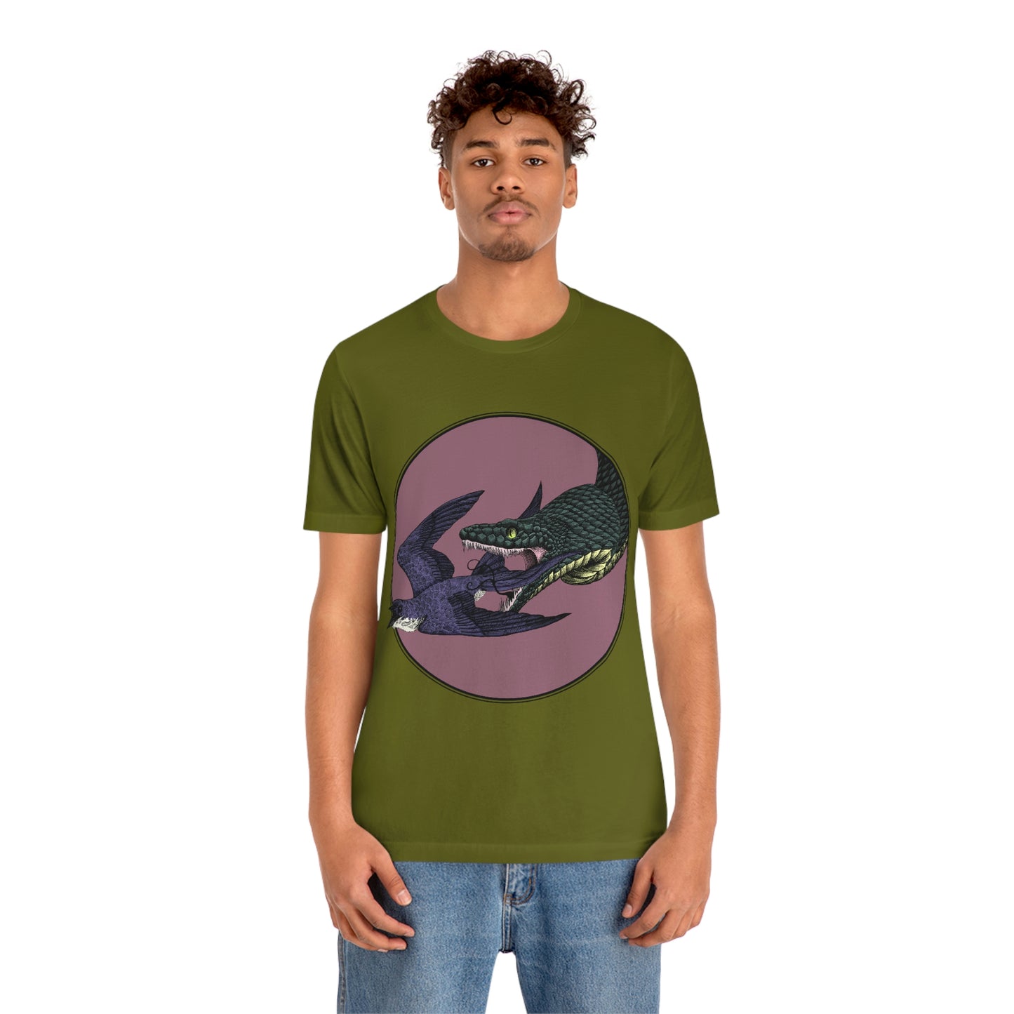 Bird and Snake Short Sleeve Tee