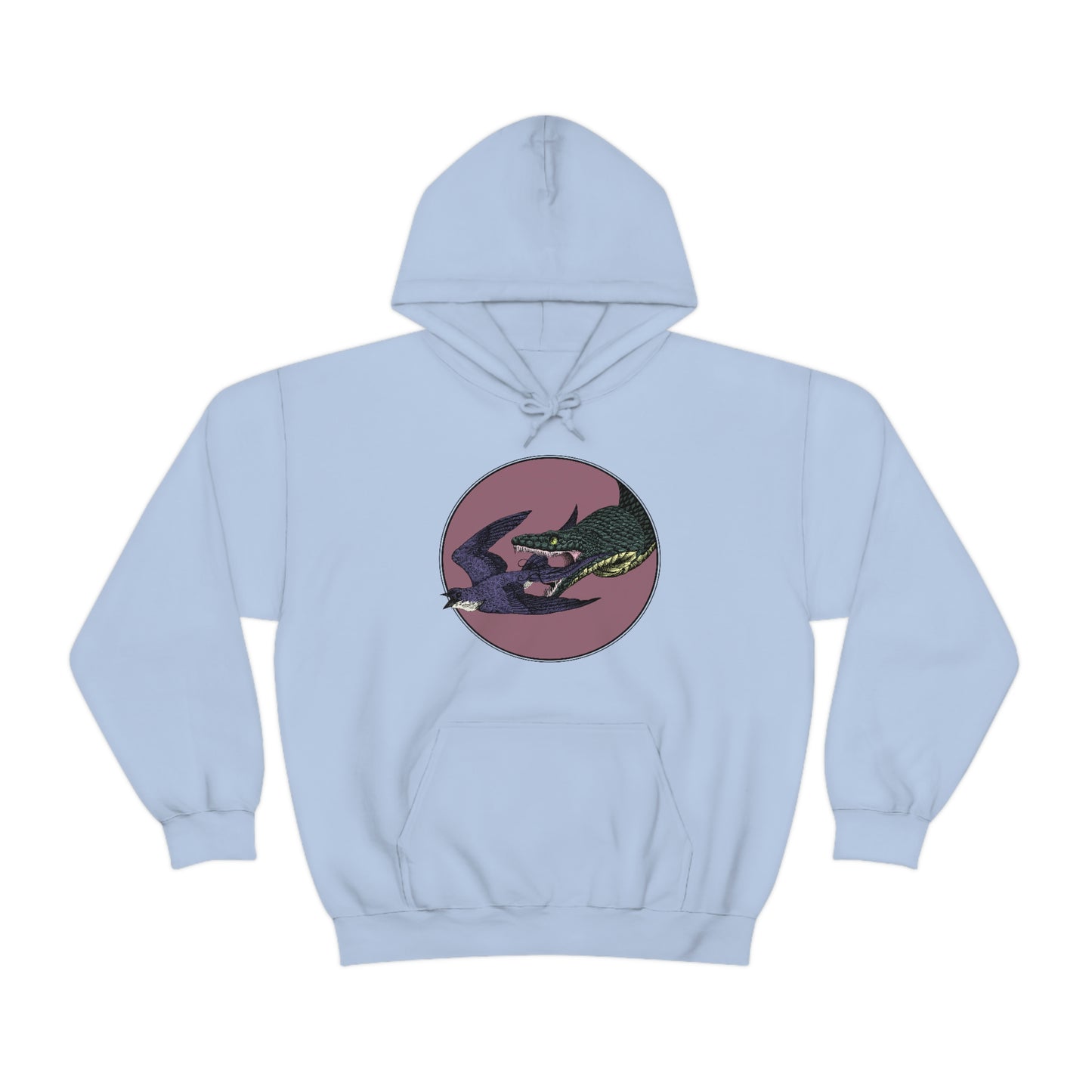 Bird and Snake Hooded Sweatshirt