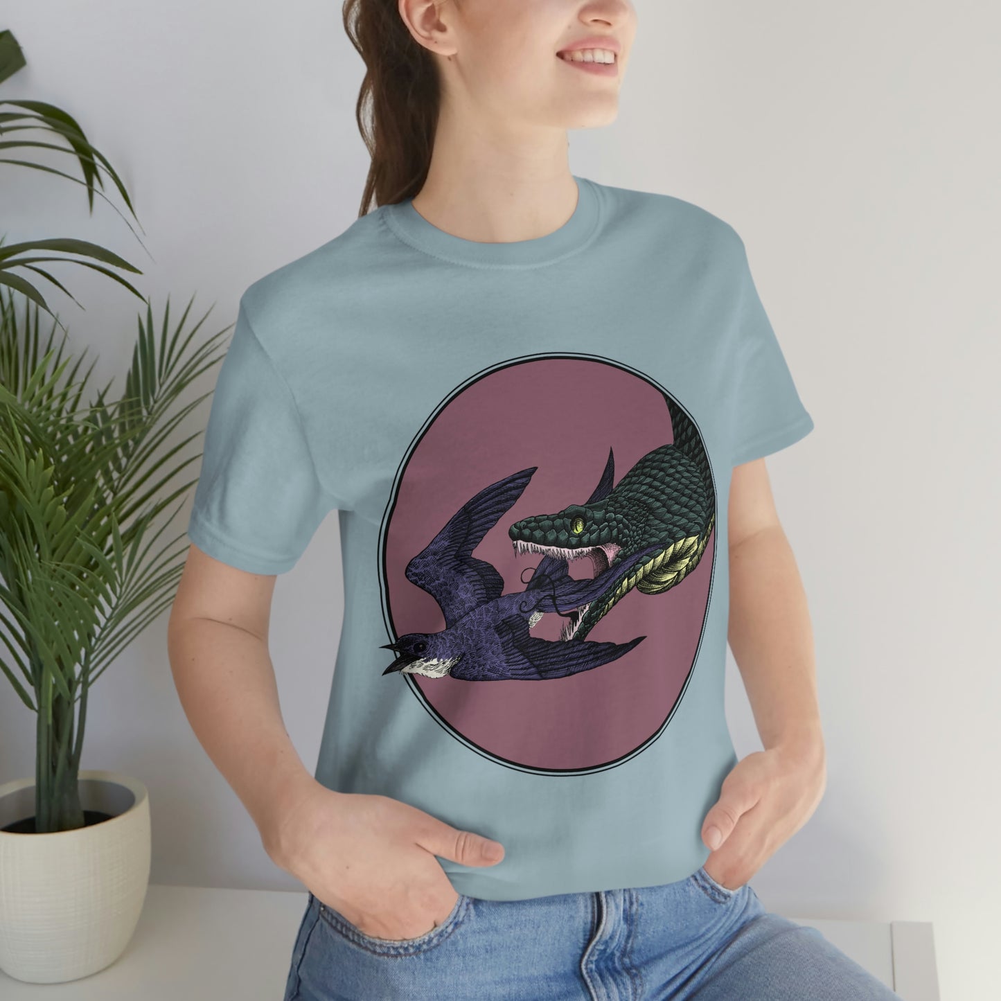 Bird and Snake Short Sleeve Tee