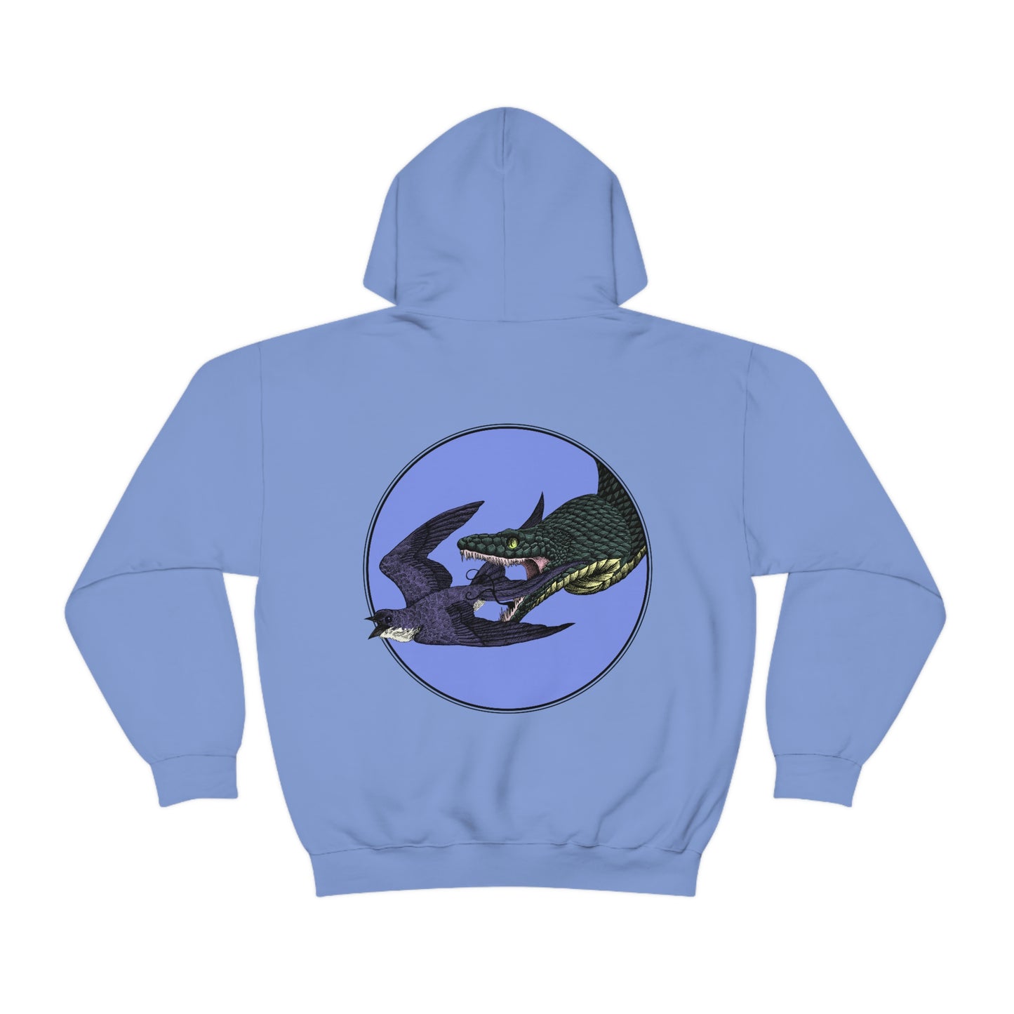 Bird and Snake Unisex Hooded Sweatshirt