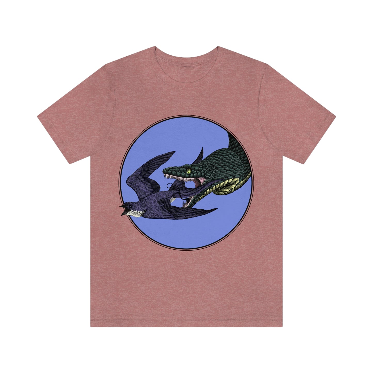 Bird and Snake Short Sleeve Tee