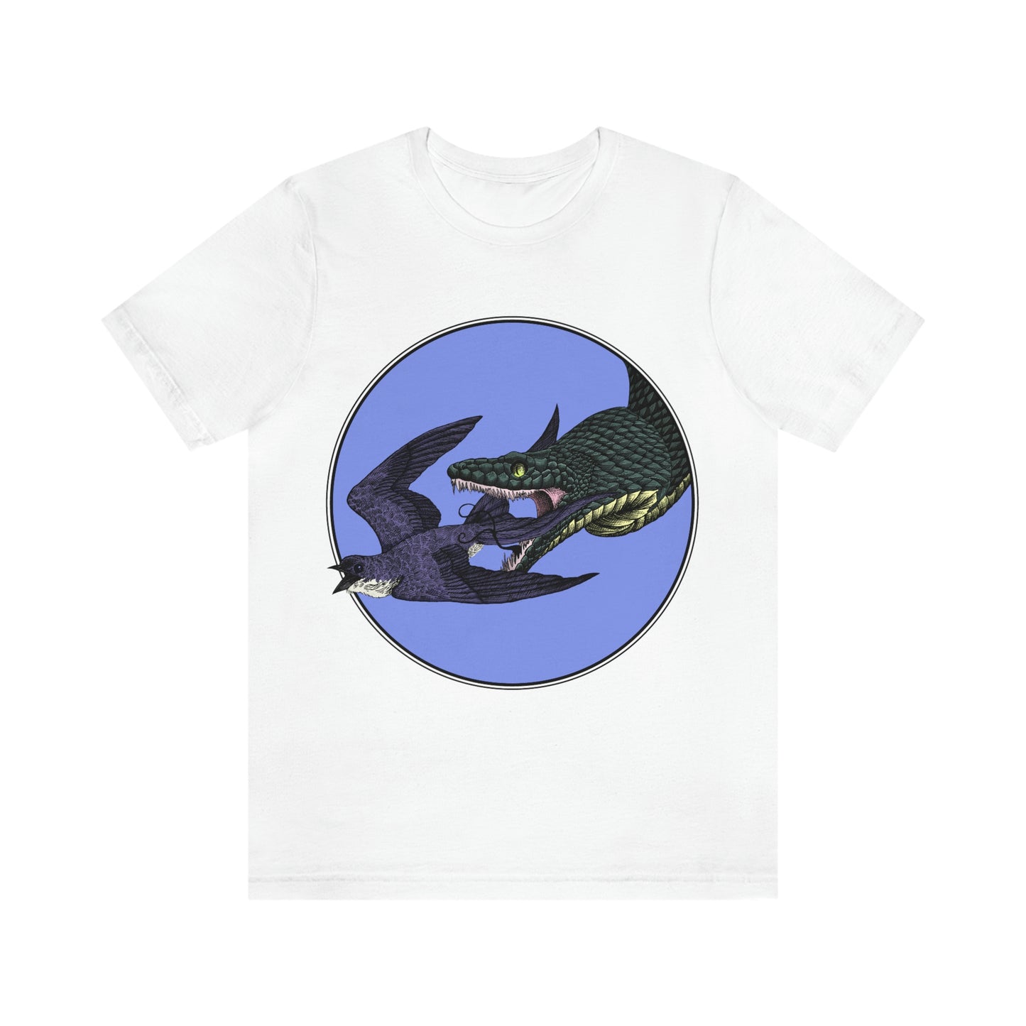 Bird and Snake Short Sleeve Tee