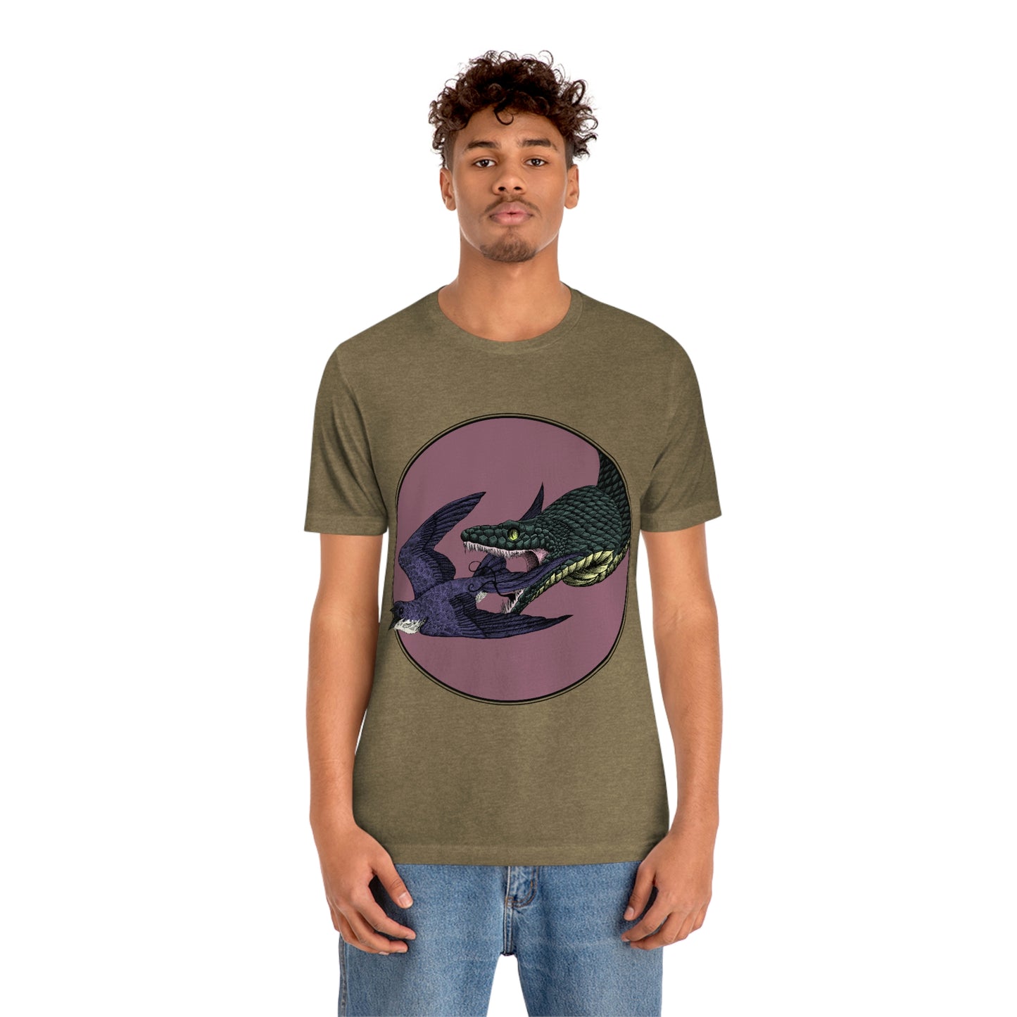 Bird and Snake Short Sleeve Tee