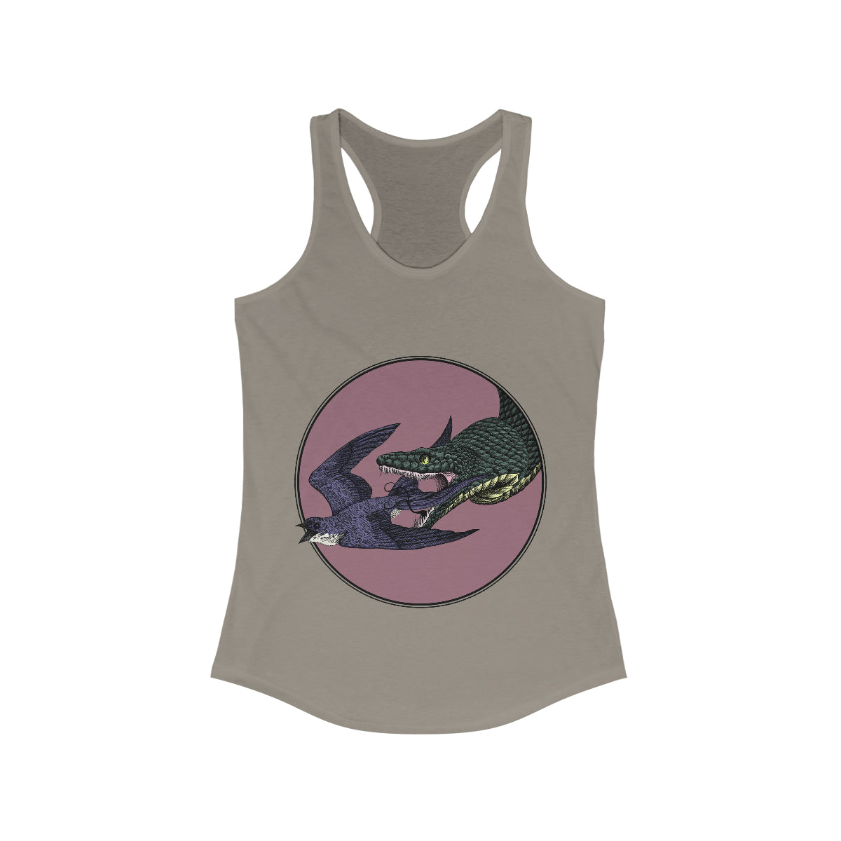 Bird and Snake Racerback Tank