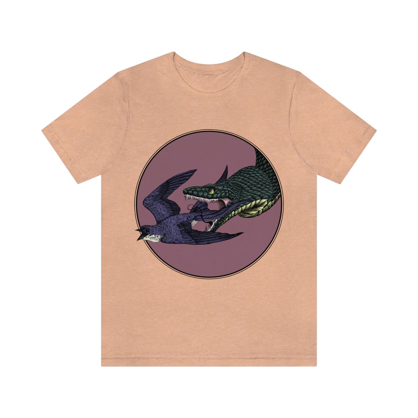 Bird and Snake Short Sleeve Tee