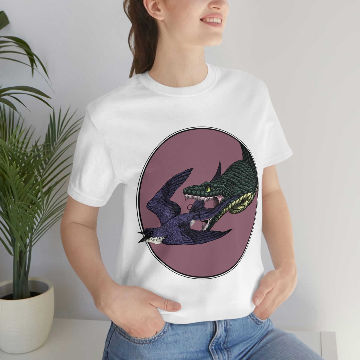 Bird and Snake Short Sleeve Tee