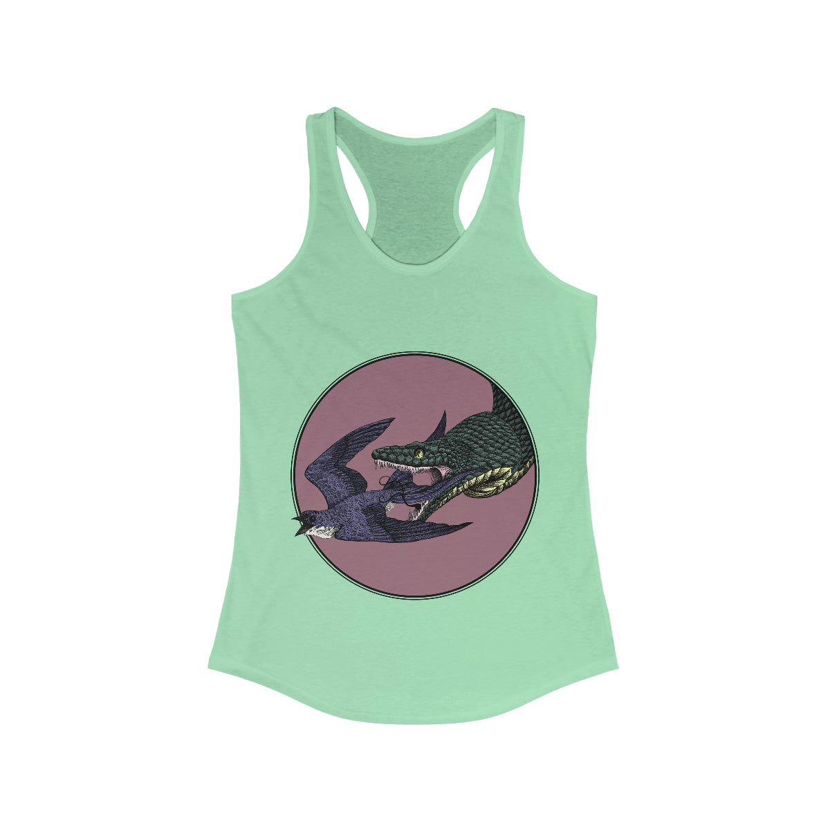 Bird and Snake Racerback Tank