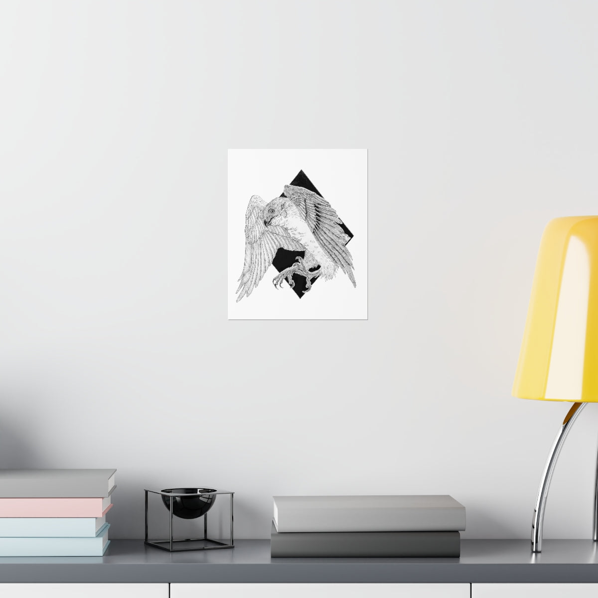 Sparrow Hawk Matte Vertical Posters