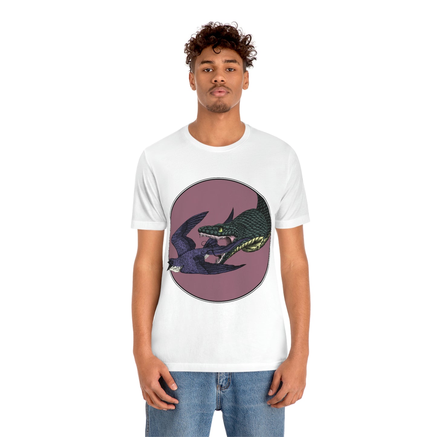 Bird and Snake Short Sleeve Tee