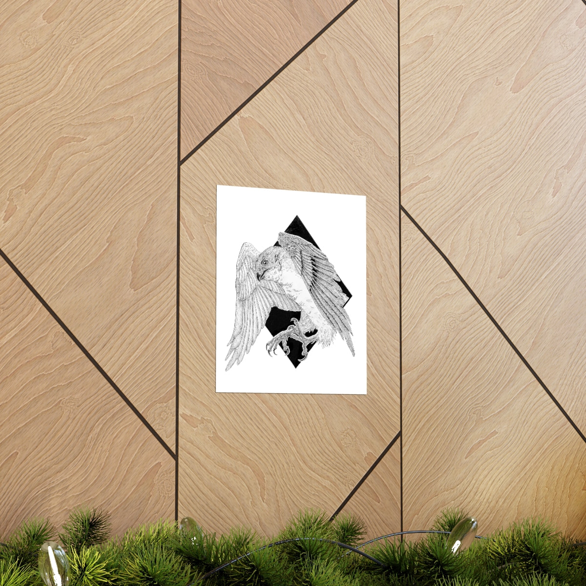 Sparrow Hawk Matte Vertical Posters