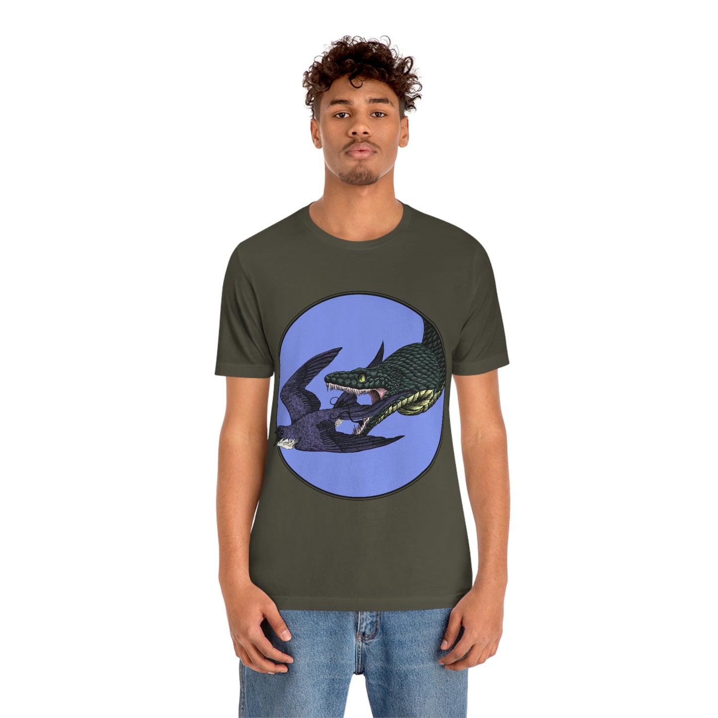 Bird and Snake Short Sleeve Tee