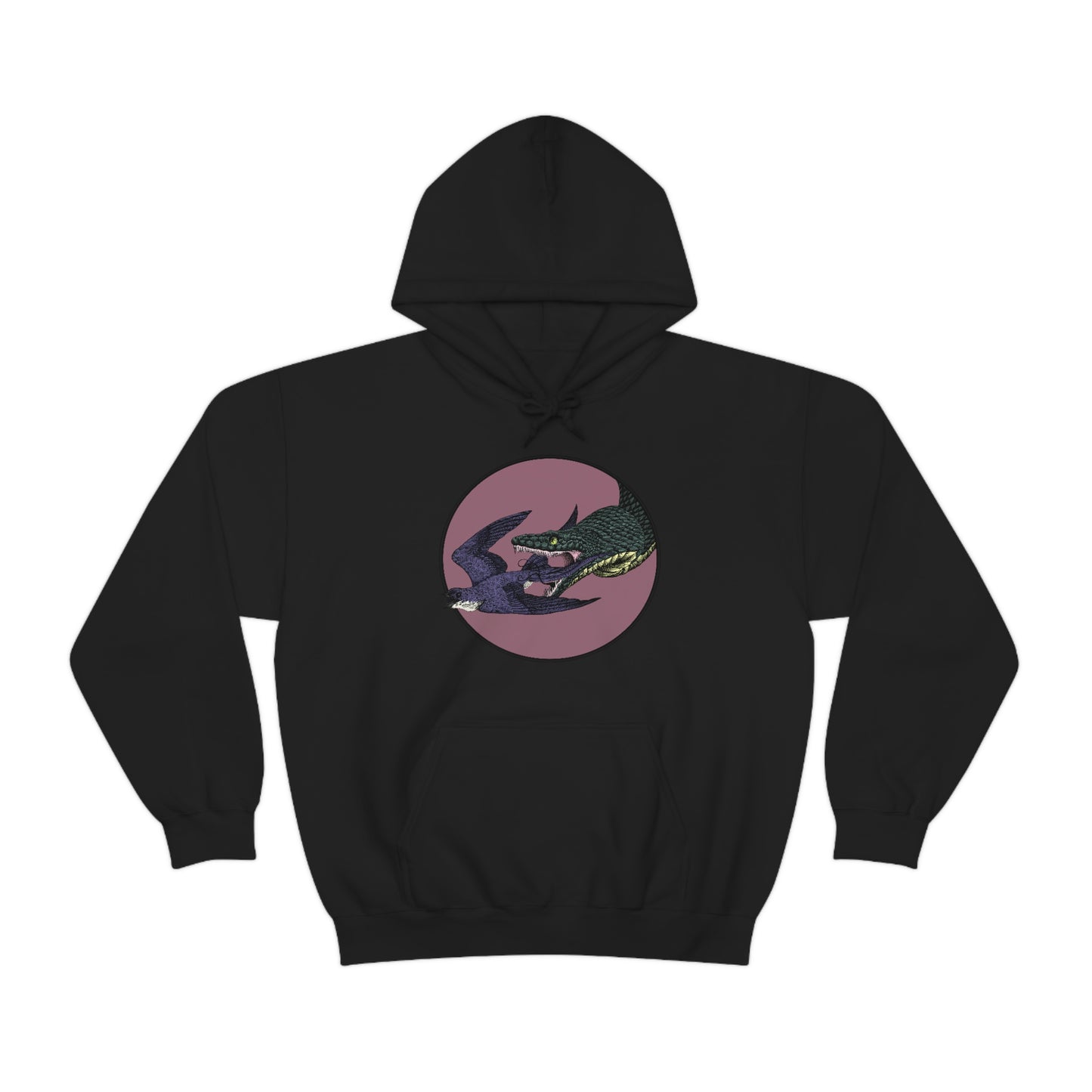 Bird and Snake Hooded Sweatshirt