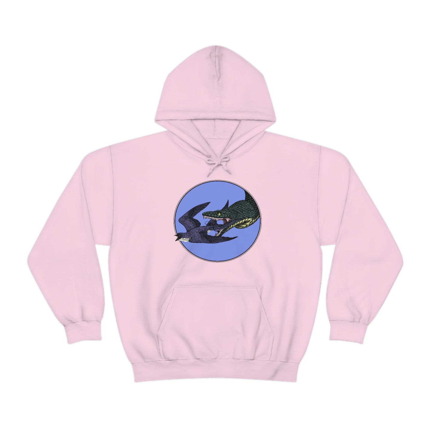 Bird and Snake Unisex Hooded Sweatshirt