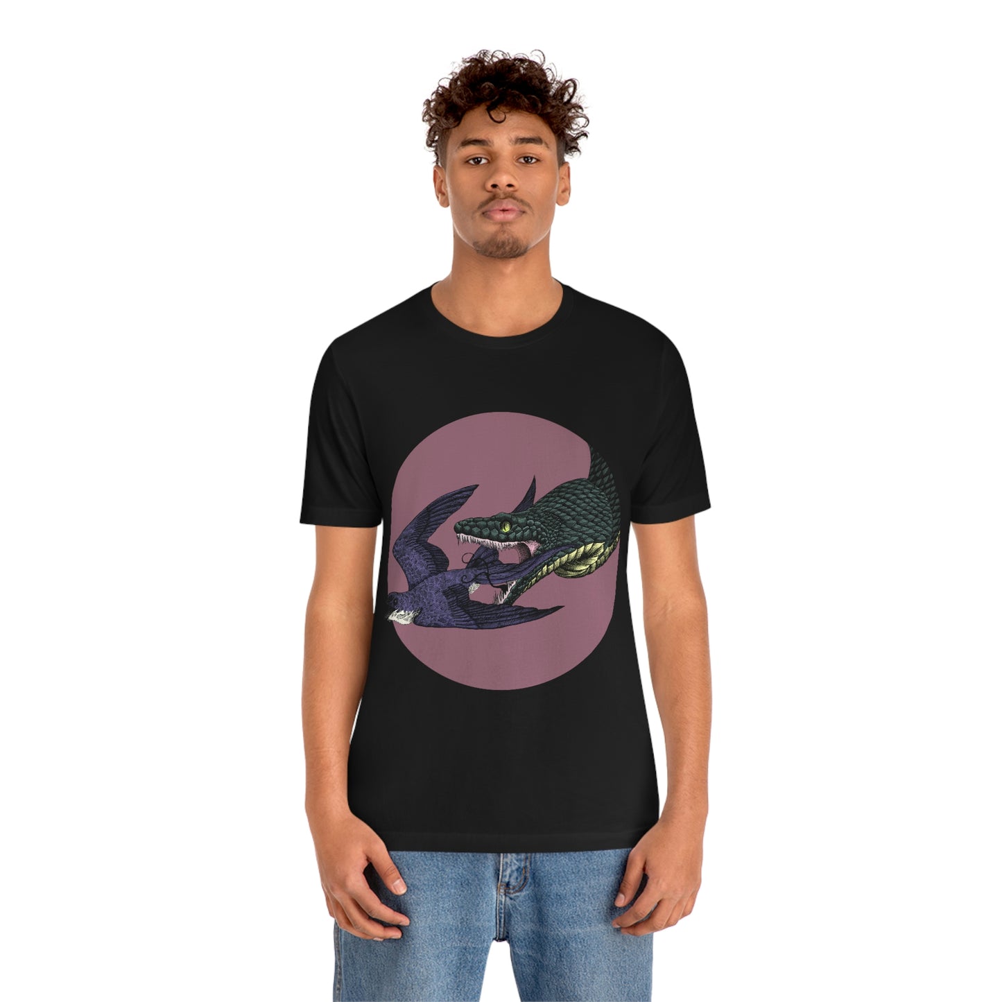 Bird and Snake Short Sleeve Tee