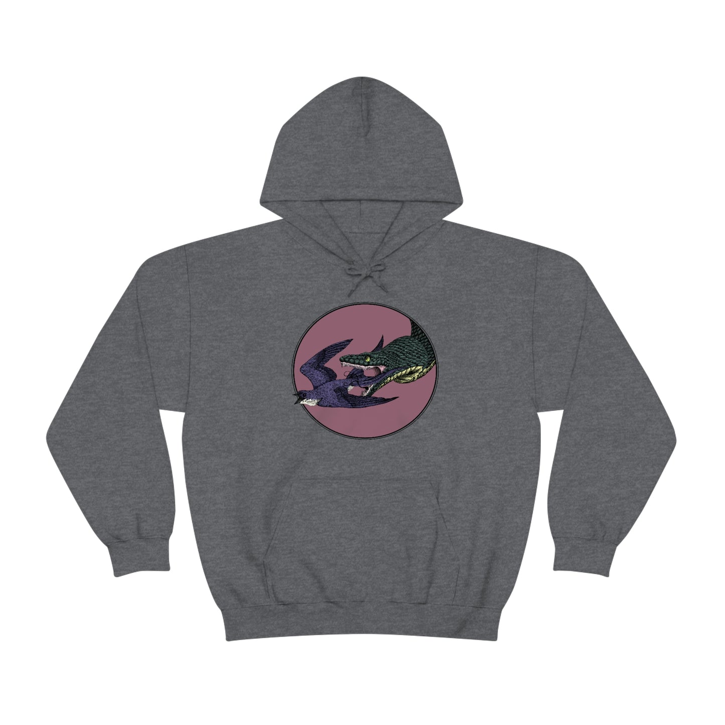 Bird and Snake Hooded Sweatshirt