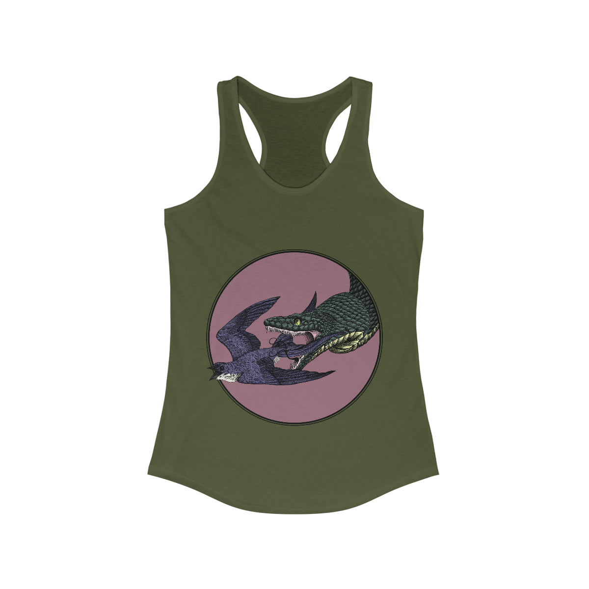 Bird and Snake Racerback Tank