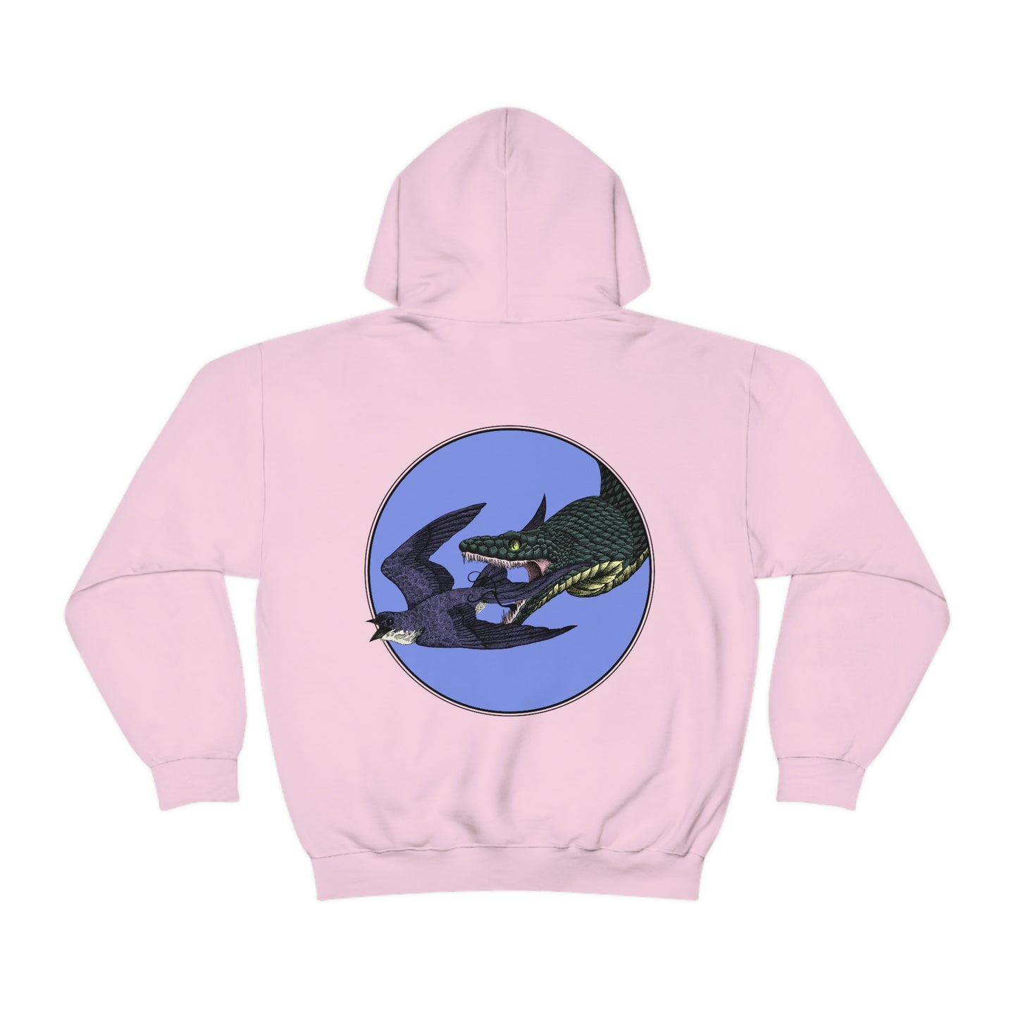 Bird and Snake Unisex Hooded Sweatshirt