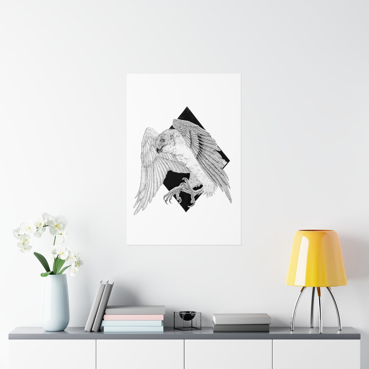 Sparrow Hawk Matte Vertical Posters