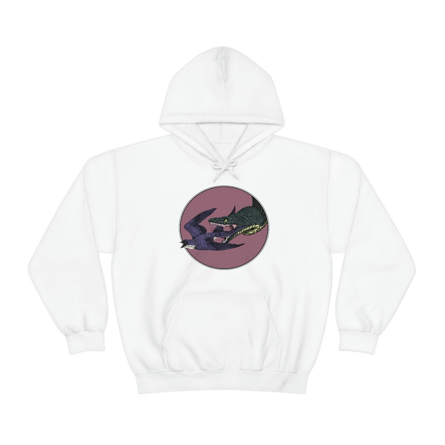 Bird and Snake Hooded Sweatshirt