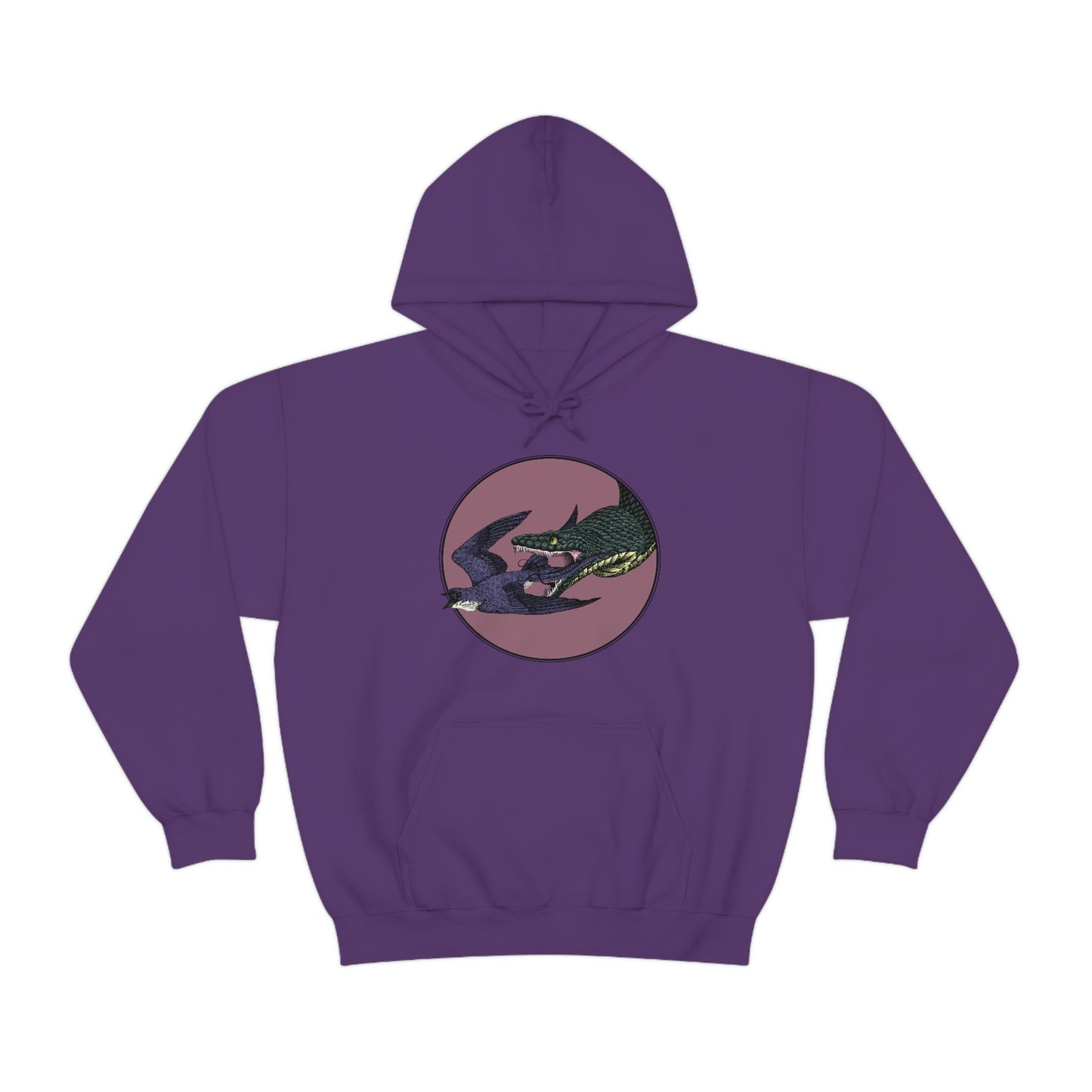 Bird and Snake Hooded Sweatshirt