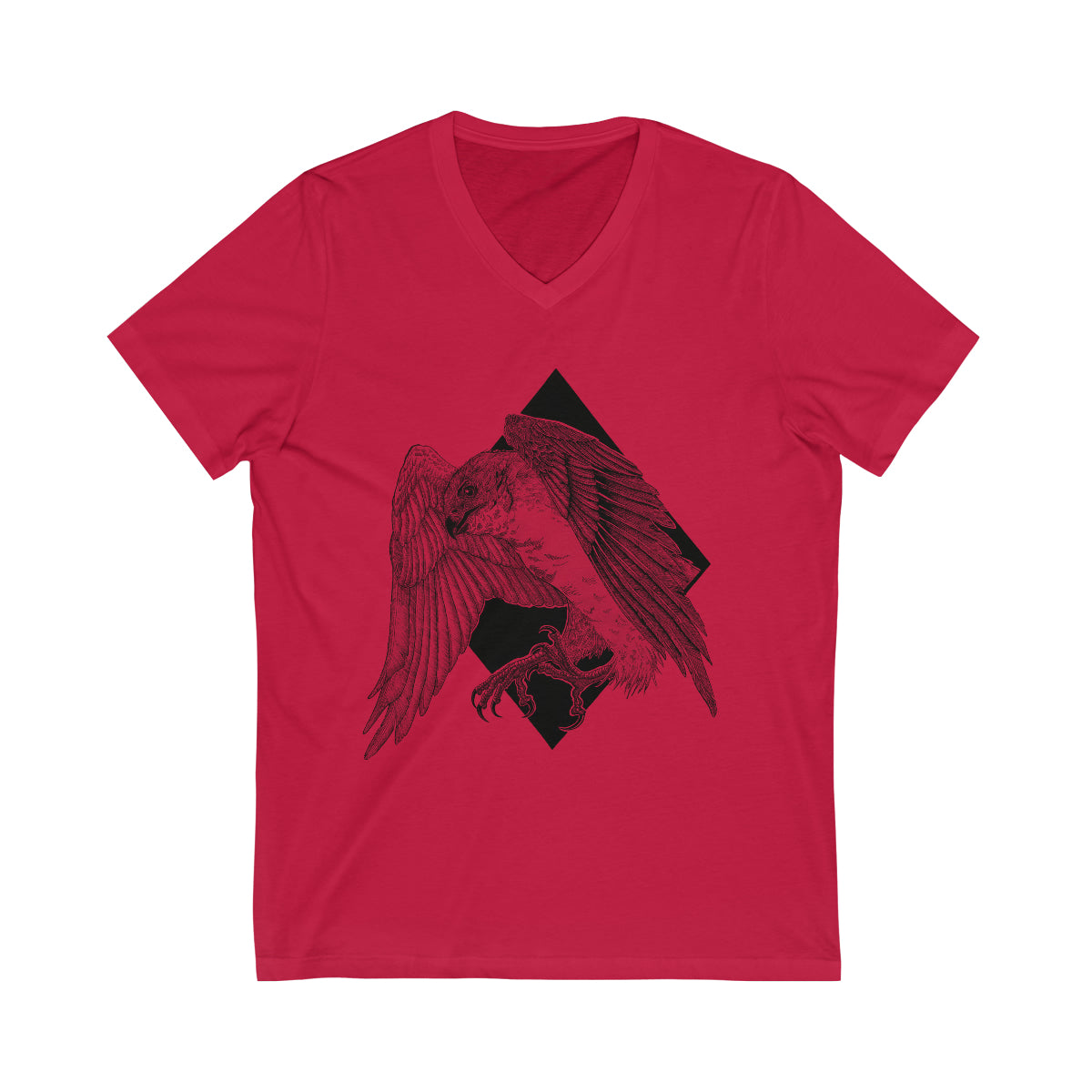 Sparrow Hawk Unisex V-Neck Tee