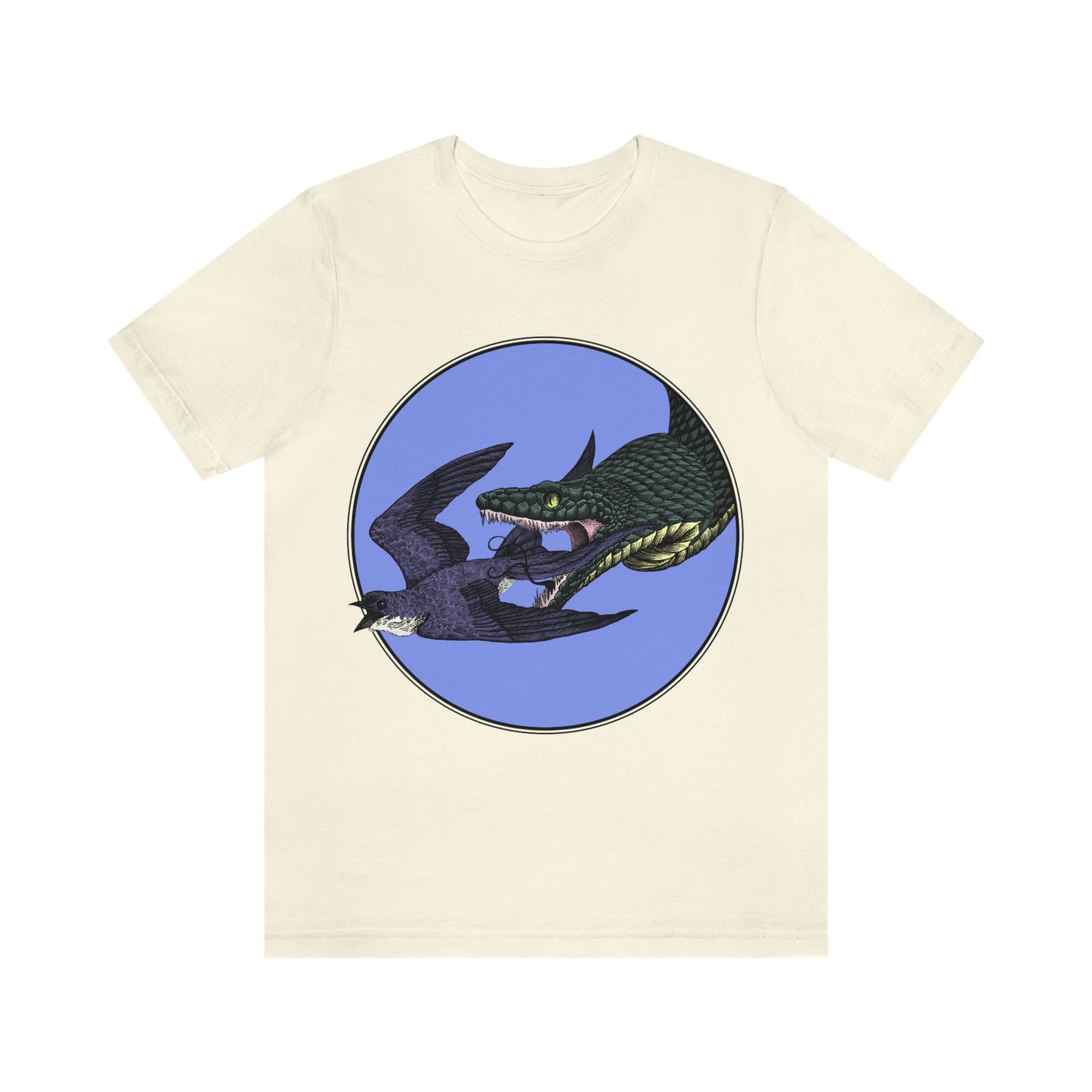 Bird and Snake Short Sleeve Tee