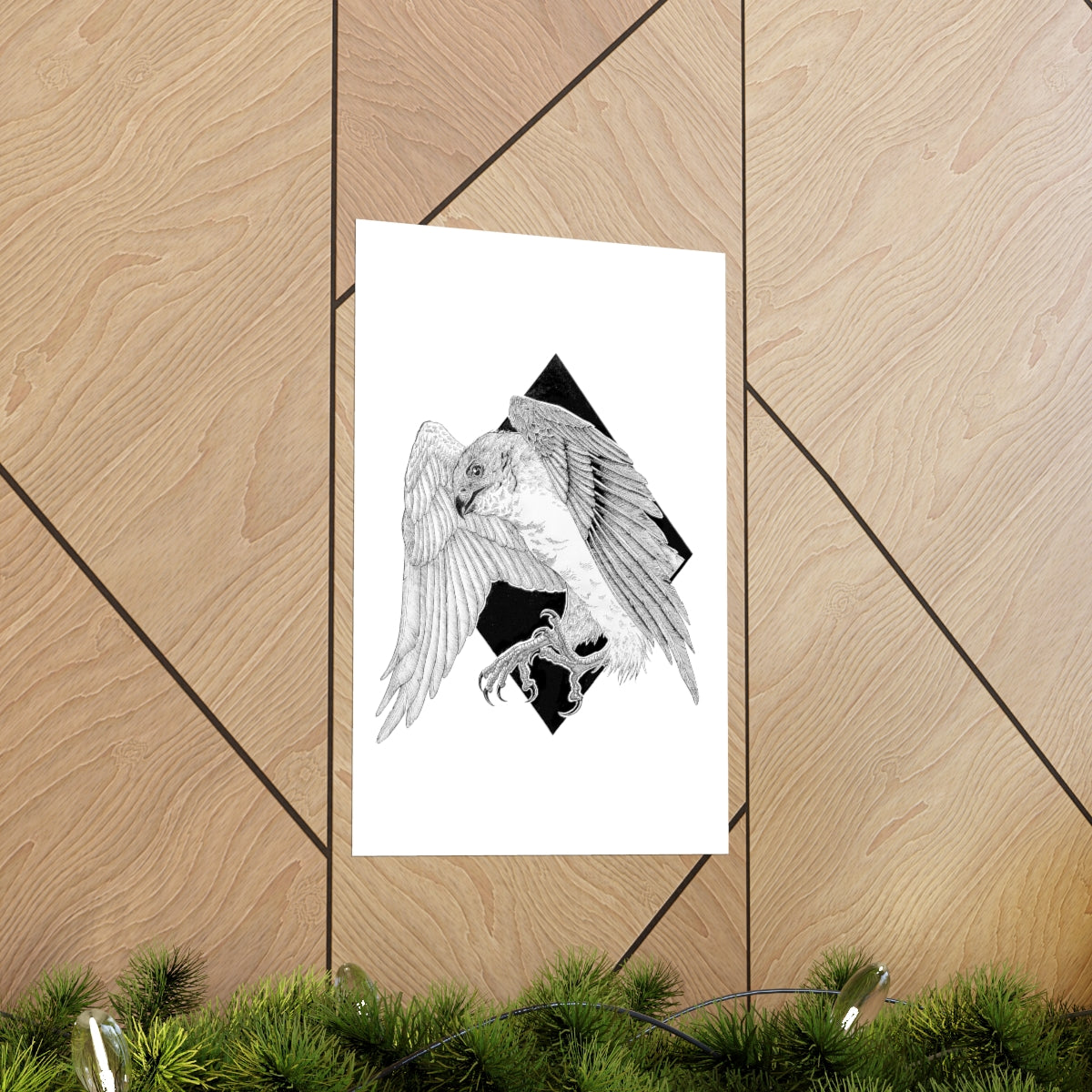 Sparrow Hawk Matte Vertical Posters