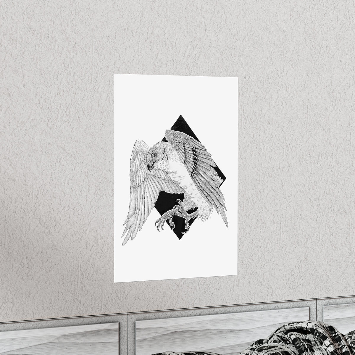 Sparrow Hawk Matte Vertical Posters