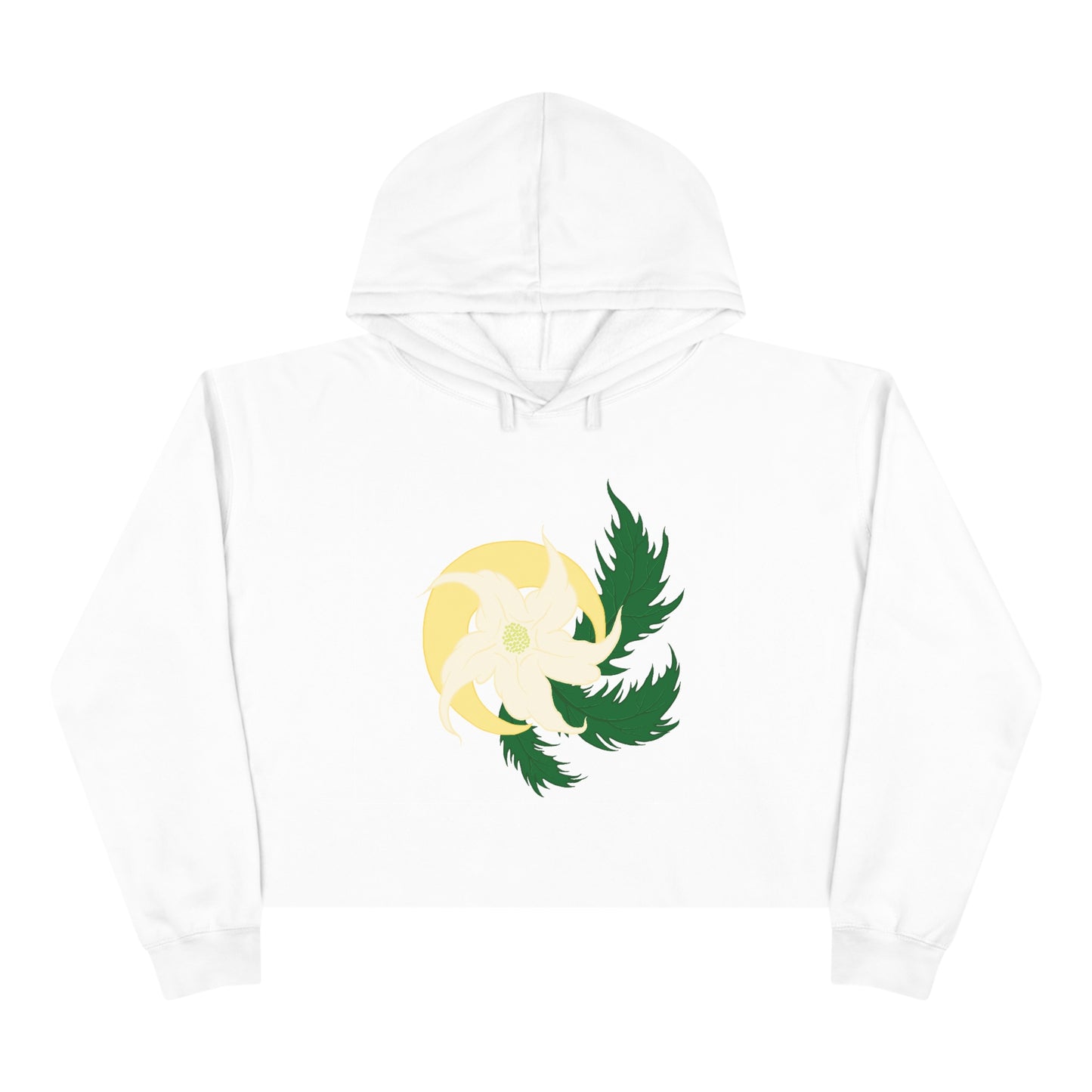 Datura Crop Hoodie