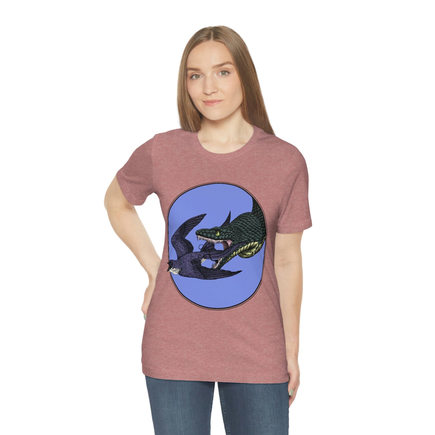 Bird and Snake Short Sleeve Tee