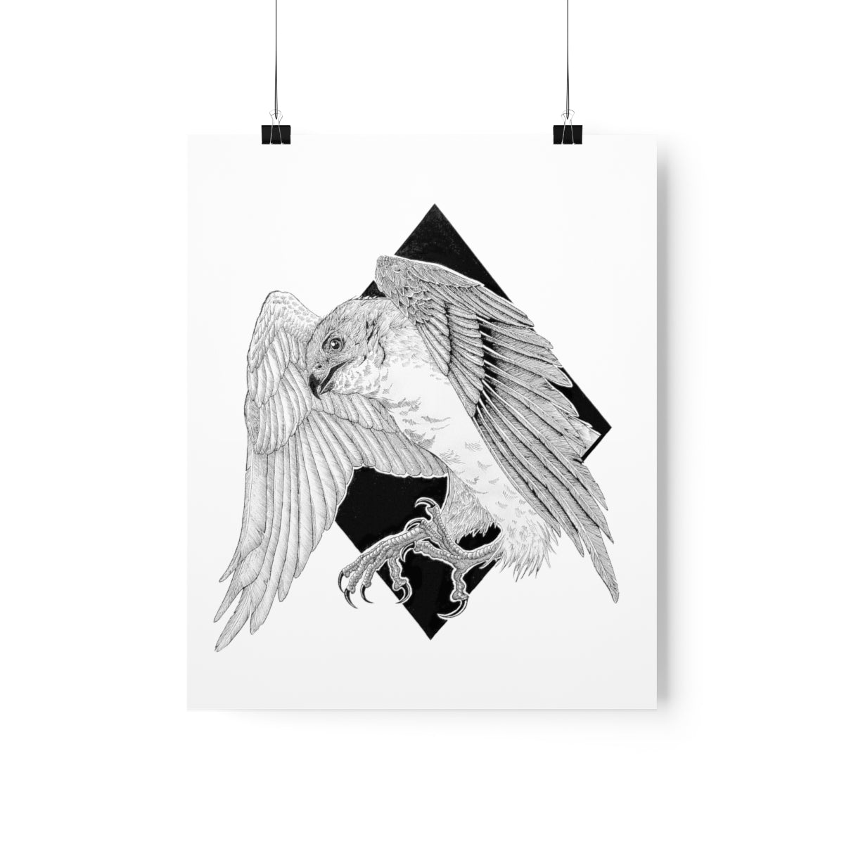 Sparrow Hawk Matte Vertical Posters