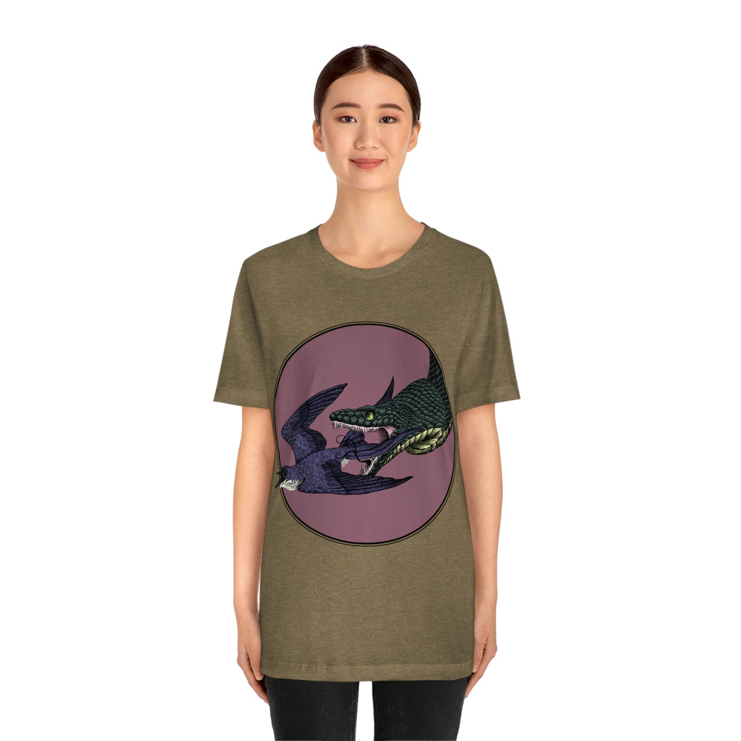 Bird and Snake Short Sleeve Tee