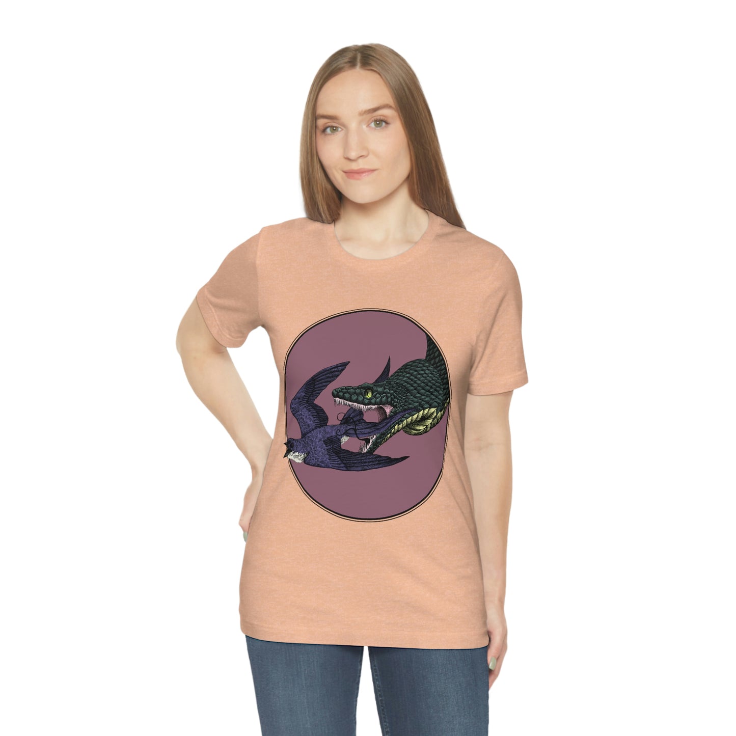 Bird and Snake Short Sleeve Tee