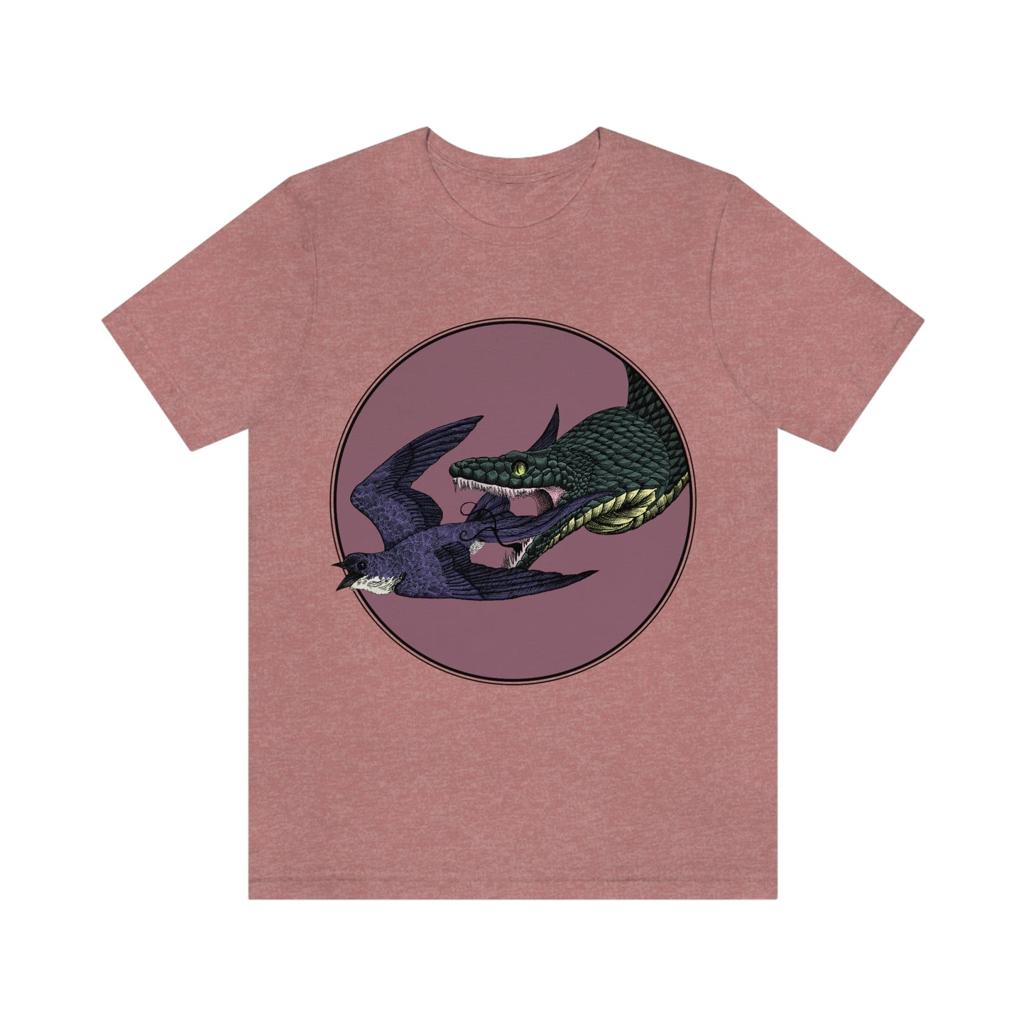 Bird and Snake Short Sleeve Tee