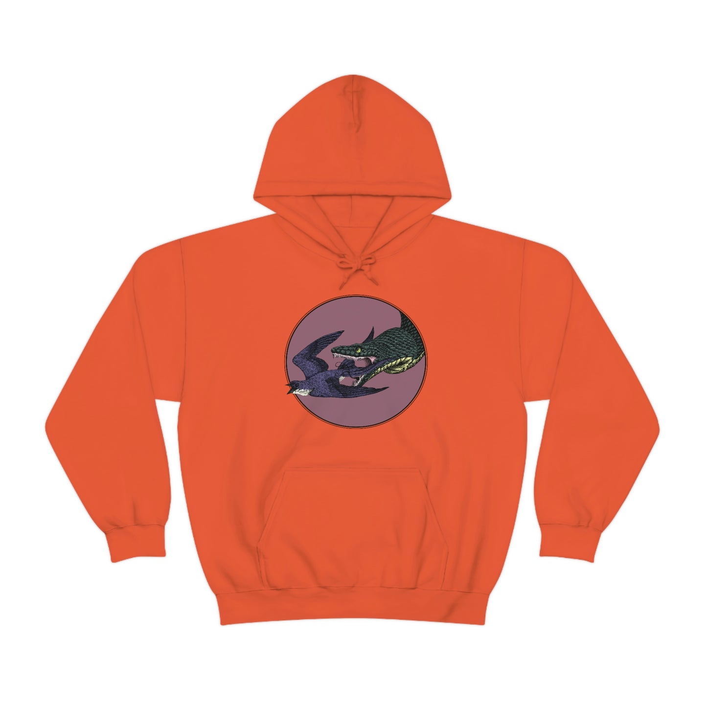 Bird and Snake Hooded Sweatshirt