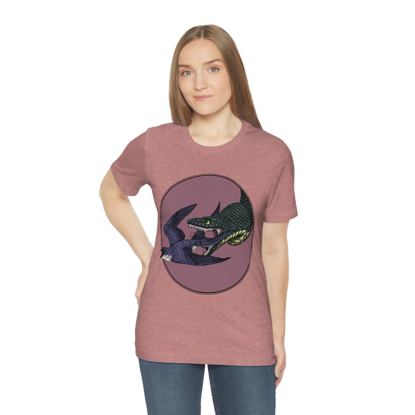 Bird and Snake Short Sleeve Tee