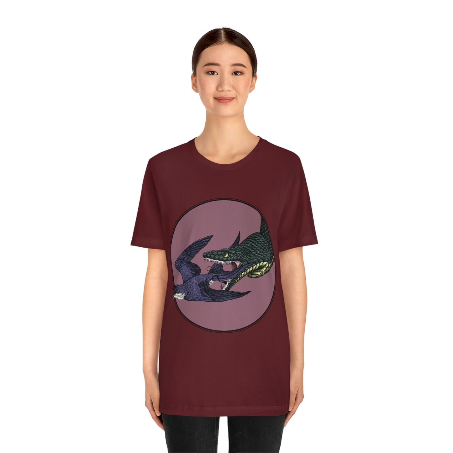 Bird and Snake Short Sleeve Tee