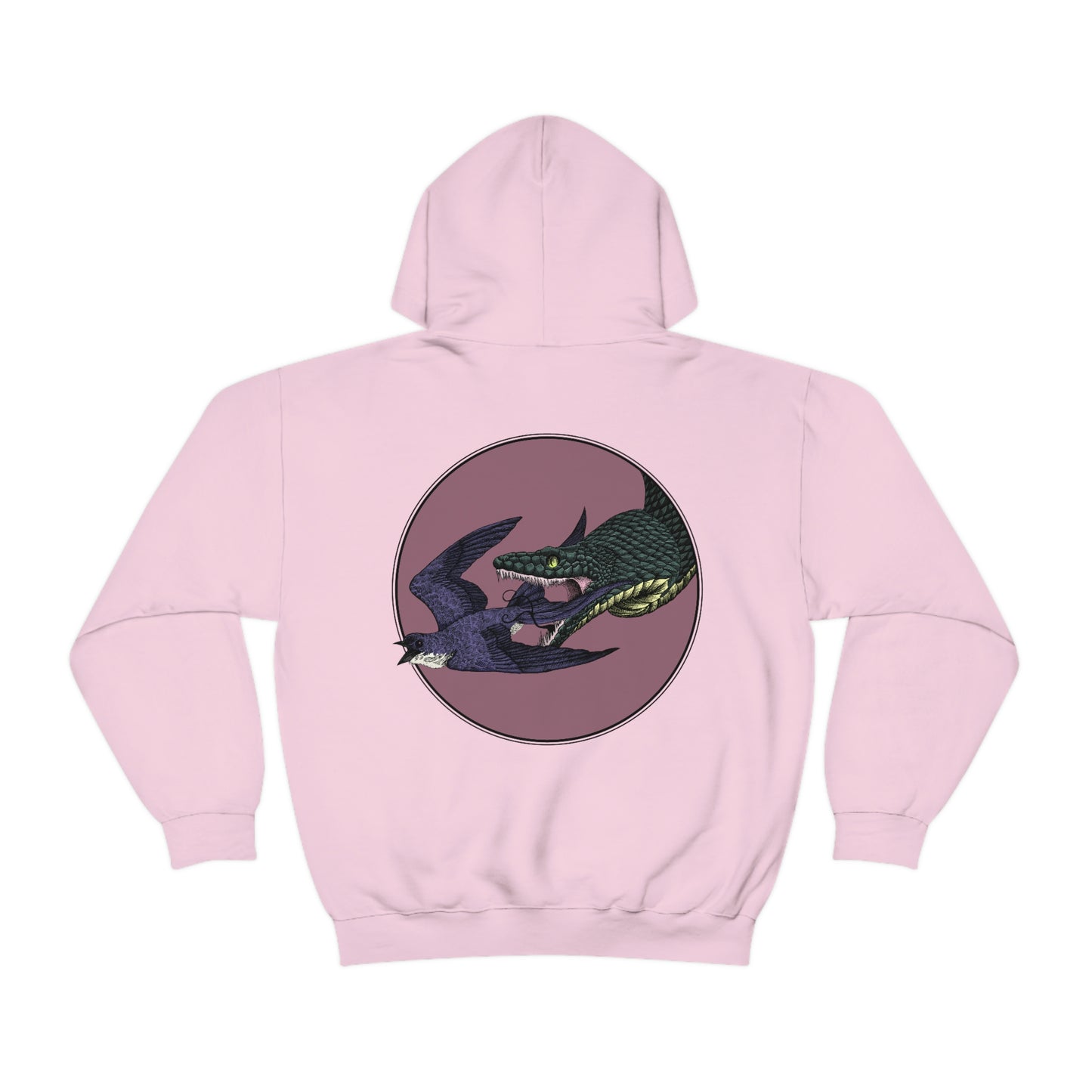 Bird and Snake Hooded Sweatshirt