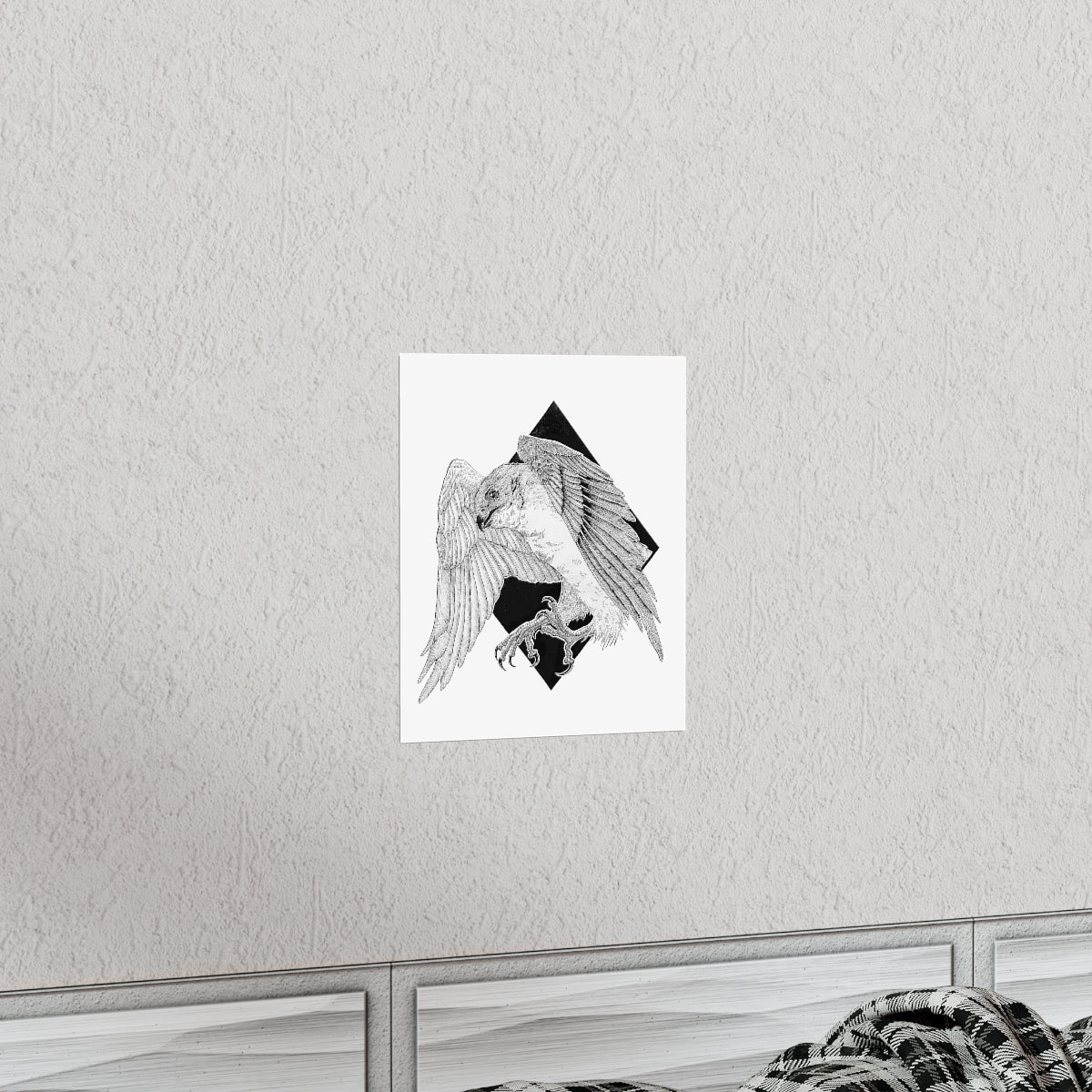 Sparrow Hawk Matte Vertical Posters