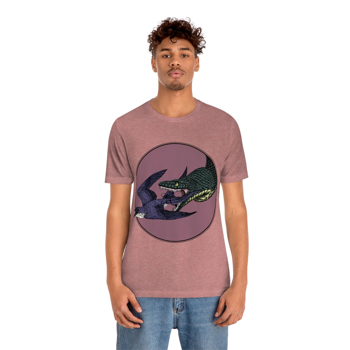 Bird and Snake Short Sleeve Tee