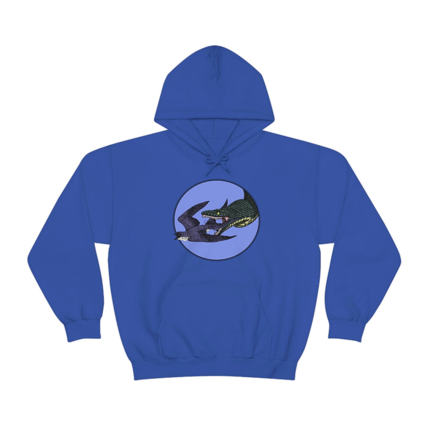 Bird and Snake Unisex Hooded Sweatshirt