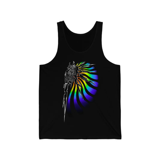 Xenomorph Fractal Unisex Jersey Tank