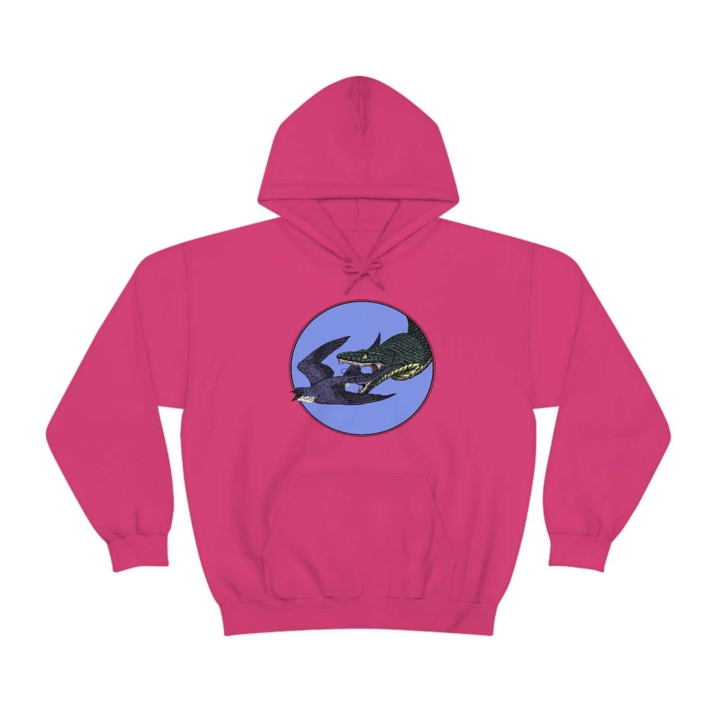 Bird and Snake Unisex Hooded Sweatshirt