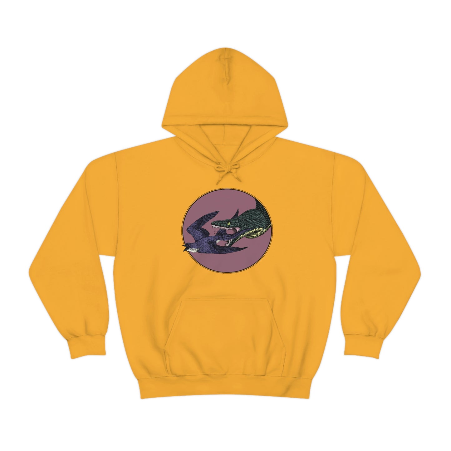 Bird and Snake Hooded Sweatshirt