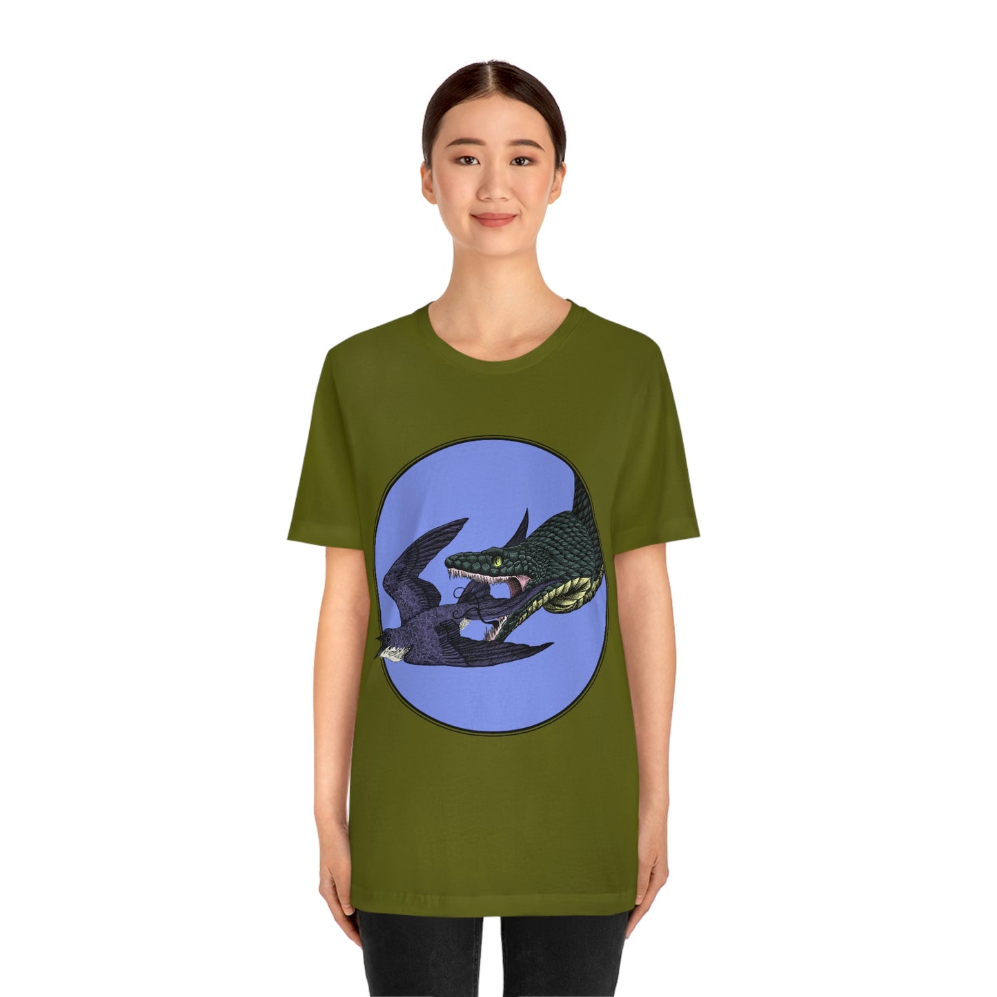 Bird and Snake Short Sleeve Tee