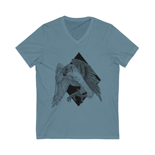 Sparrow Hawk Unisex V-Neck Tee